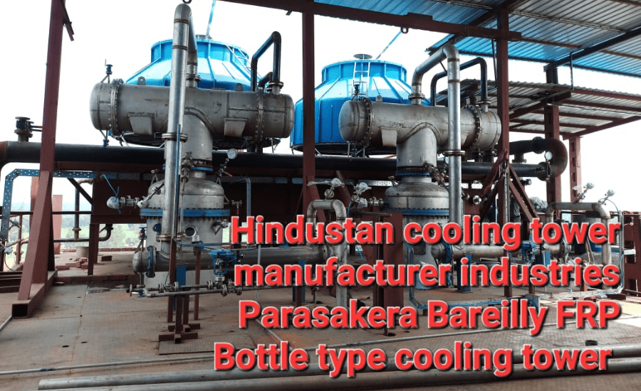 Manufacturer, Exporter, Importer, Supplier, Wholesaler, Retailer, Trader of FRP Bottle Type Cooling Tower with PVC Filing Setup in Bareilly, Uttar Pradesh, India.