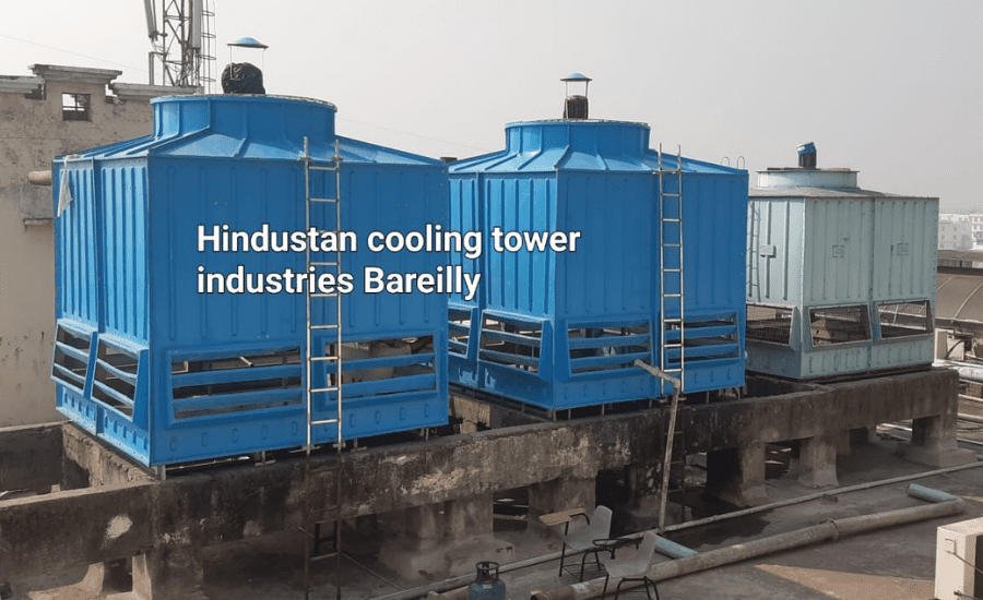 Manufacturer, Exporter, Importer, Supplier, Wholesaler, Retailer, Trader of FRP Square Type Cooling Tower with Wooden Setup in Bareilly, Uttar Pradesh, India.